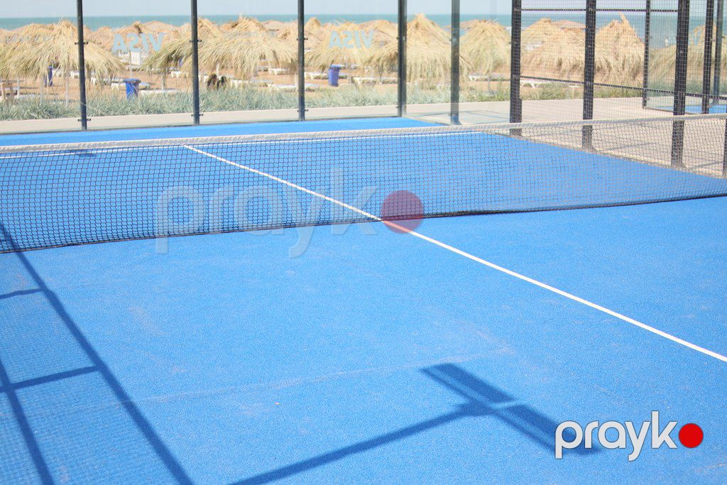 Padel tennis kortu – Süni ot, işıqlandırma — Aparatların təmiri və quraşdırılması, Bakı (6)