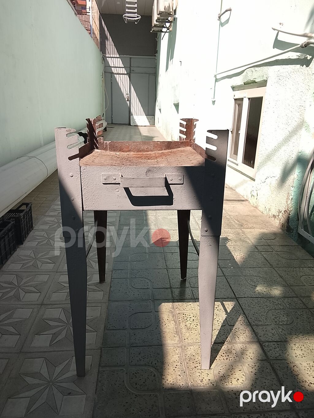 Metall manqal/şamdan ocağı - Material: qalın metal gövdə, möhkəm — Mangal və aksesuarları, Gəncə (4)