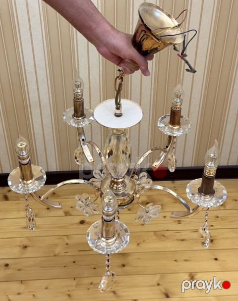 Çılçıraq, 5 lampa, Metal — Bakı