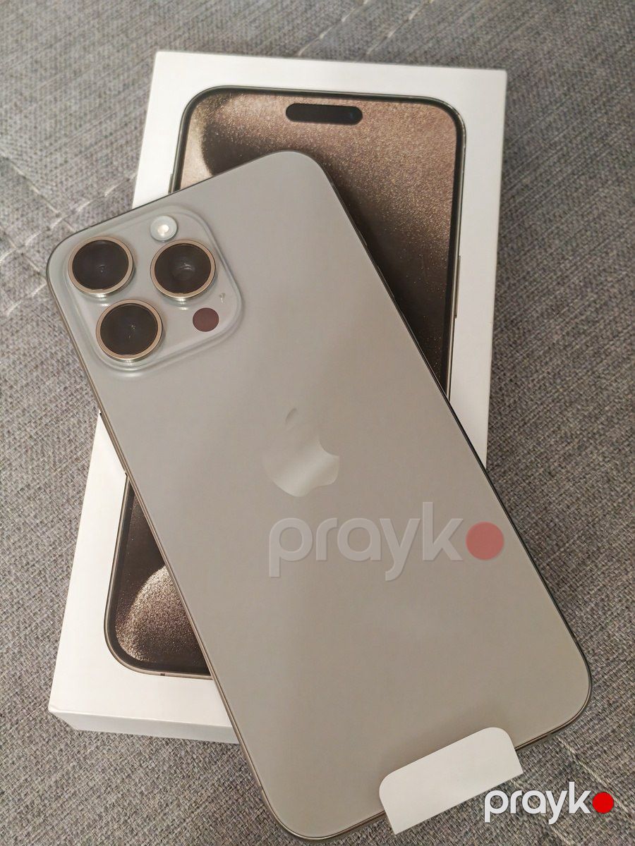 Apple iPhone 15 Pro Max Natural Titanium 256GB/8GB — Smartfonlar, Bakı (3)