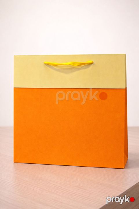 Hədiyyəlik paket 97187773, narıncı, 30x30x13 sm — Bakı