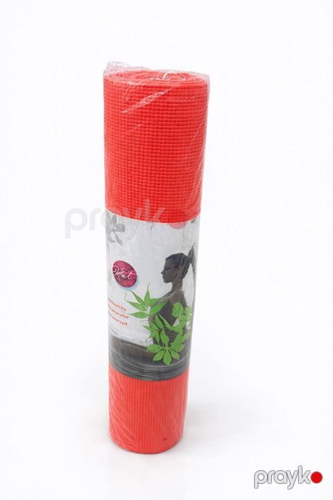Yoqa üçün mat EU5, 173x61 sm, 0.5 mm, qırmızı — Bakı
