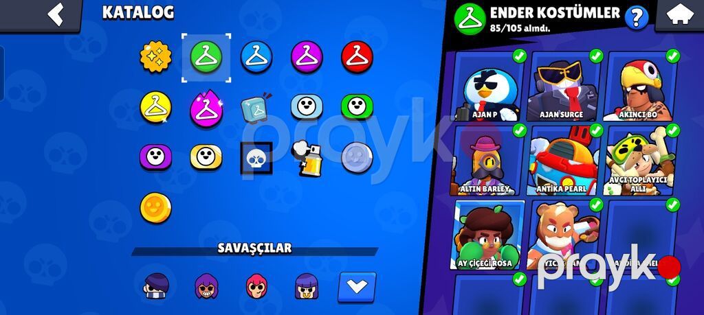 Brawl Stars oyunu üçün inkişaf etmiş oyun hesabı - Kupa sayı: 57,198 — Top oyunları, Bakı (5)
