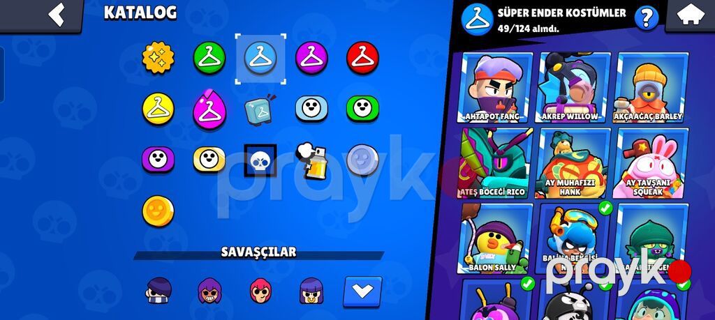 Brawl Stars oyunu üçün inkişaf etmiş oyun hesabı - Kupa sayı: 57,198 — Top oyunları, Bakı (7)