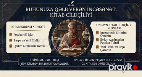 Ruhunuza qəlb verən incəsənət: Kitab cildçiliyi Təkliflər: - Kitab — Masazır