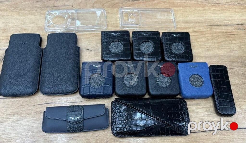 "Vertu Ironflip Alligator Skin Basalt Black 512GB/12GB" arxalığı — Çexollər, Bakı (7)