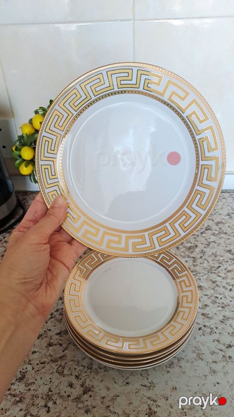 Boşqablar, 6 ədədli dəst, rəng - Ağ, Farfor, Almaniya — Bakı