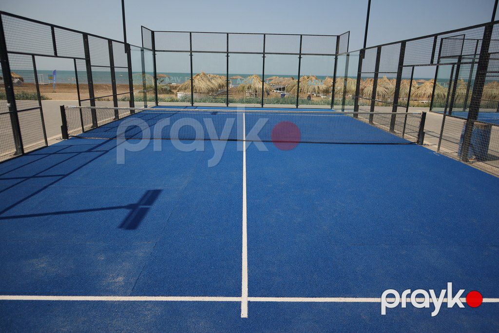 Padel tennis kortu – Süni ot, işıqlandırma — Aparatların təmiri və quraşdırılması, Bakı (4)