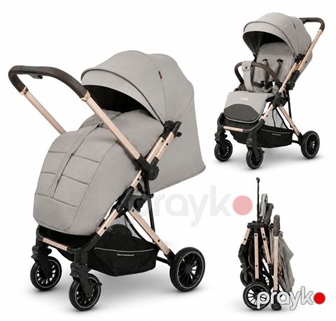 Uşaq arabası Kidilo AYKN_6530B Mini, boz — Bakı