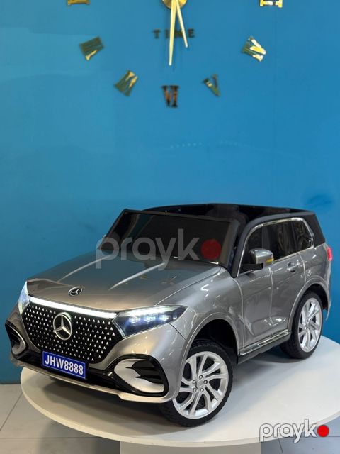 Uşaq elektrik avtomobili 8888 4x4, boz — Bakı