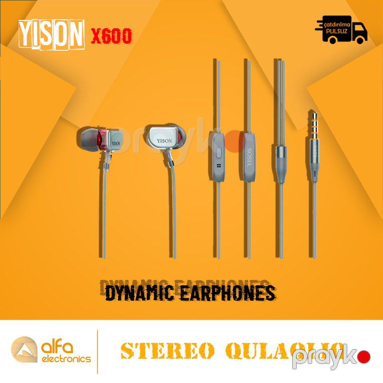 Qulaqlıq "Yison X600" Stereo Headset — Səs texnikası, Bakı (3)