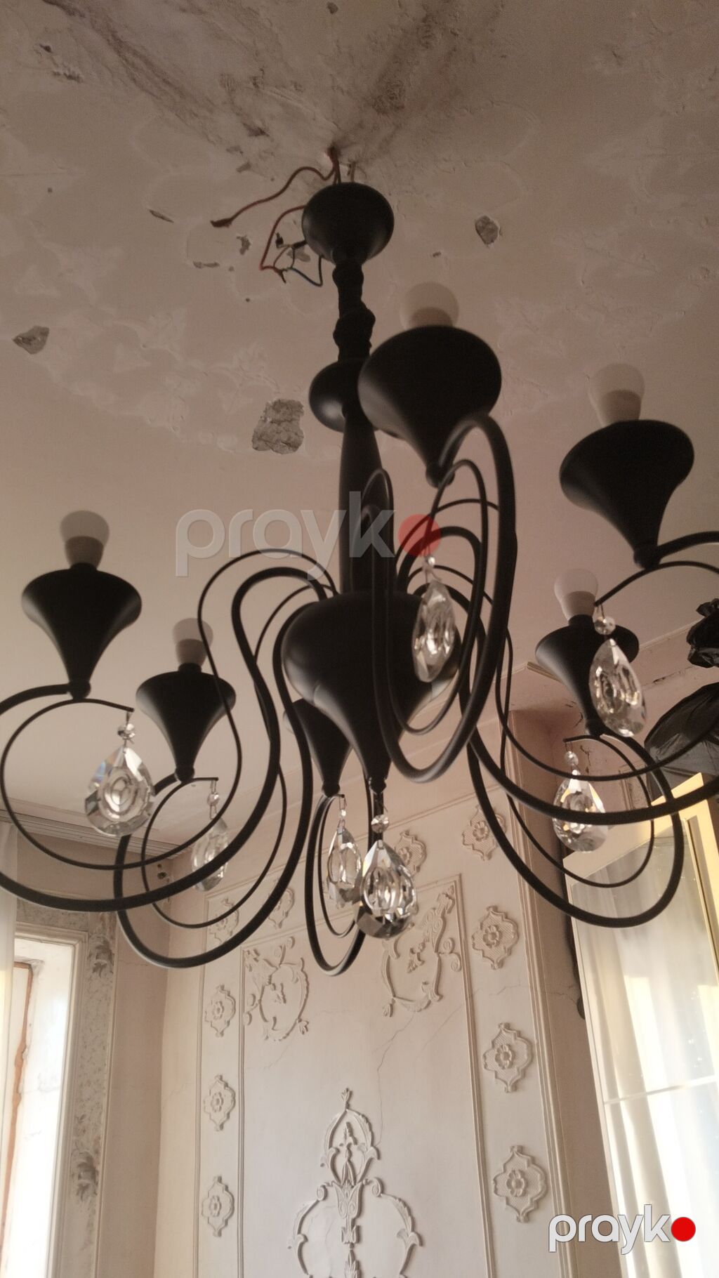 Çılçıraq, 8 lampa, Metal — Tavan is?qlar? v? cilc?raqlar, Bakı (2)