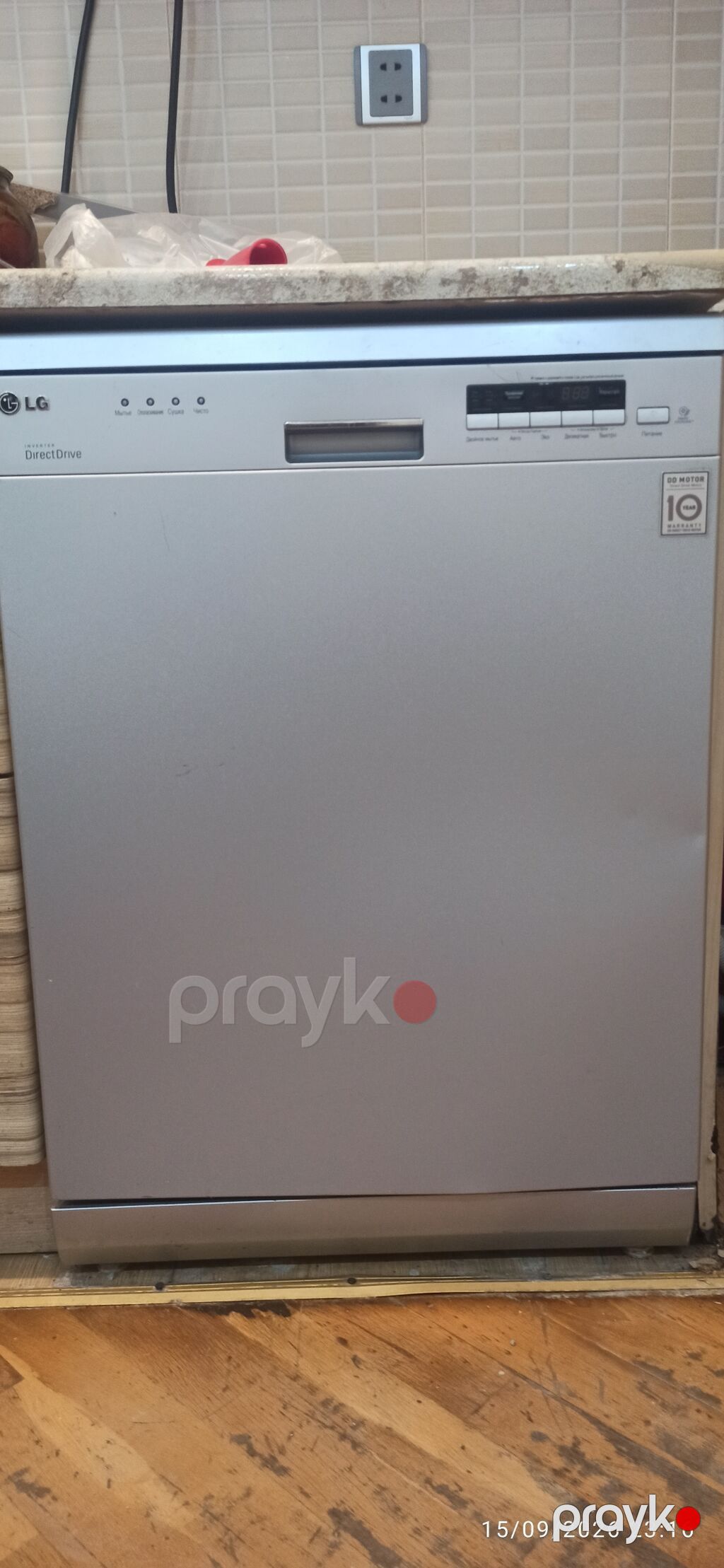 LG qabyuyan maşın – Inverter Direct Drive - Tam ölçülü qabyuyan (60 — Qab yuyucu maşınlar, Bakı (4)