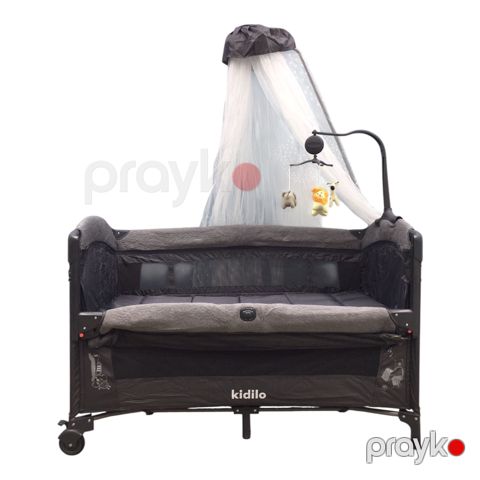 Manej-çarpayı Kidilo 9086, boz — Bakı