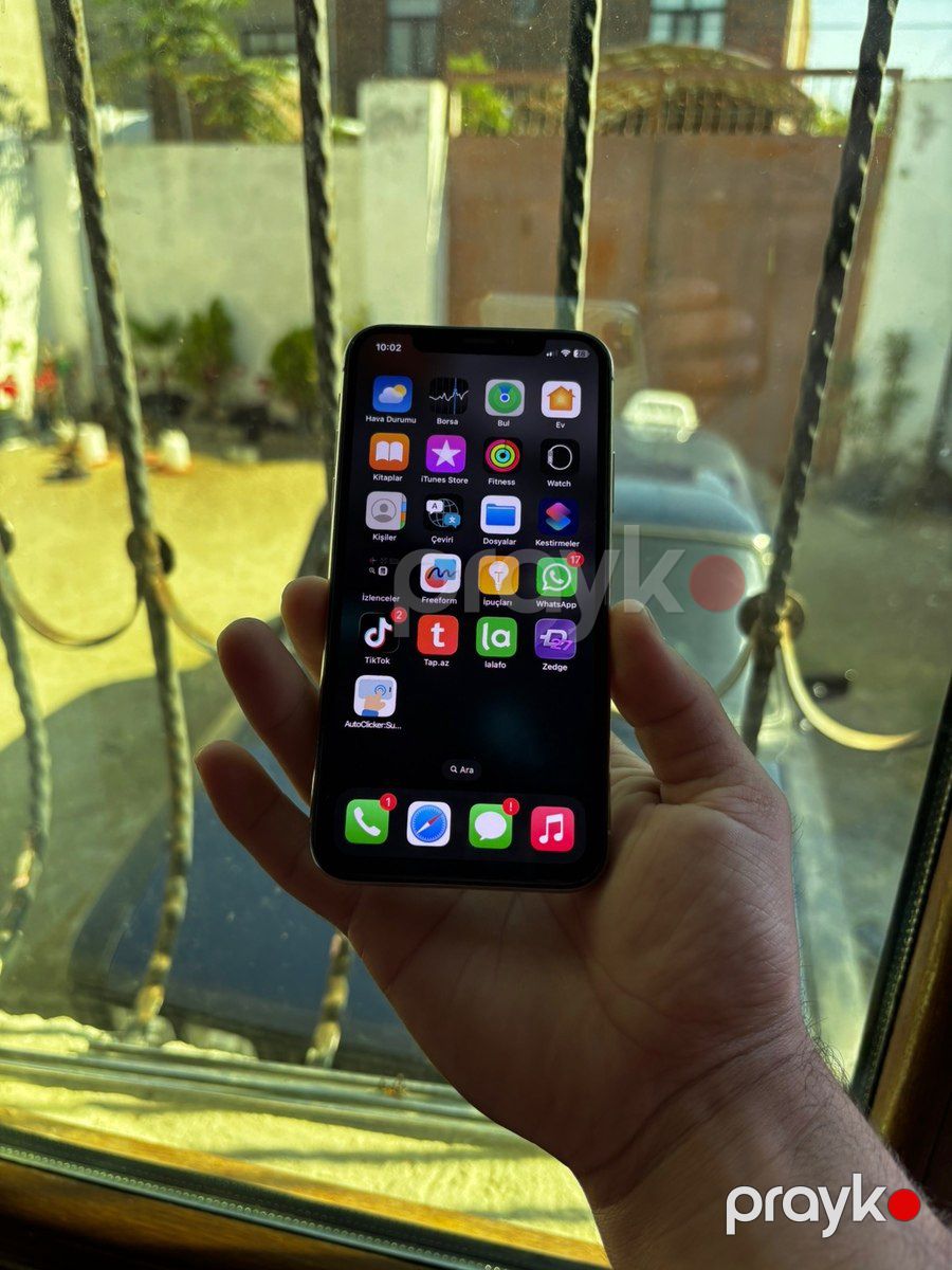 Apple iPhone X Silver 256GB/3GB — Smartfonlar, Bakı (2)