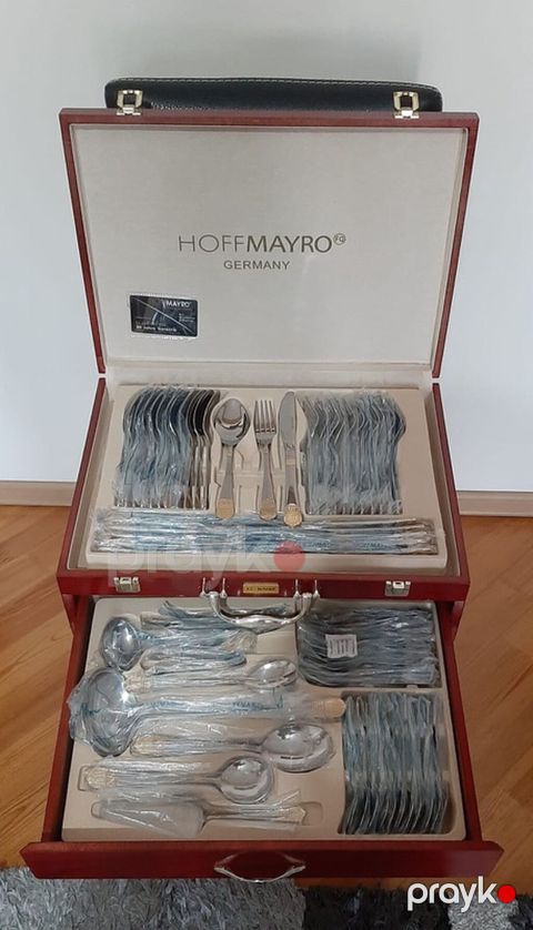 Hoffmayr Germany qaşıq-çəngəl dəsti satılır. 2 dəst birlikdə — Bakı