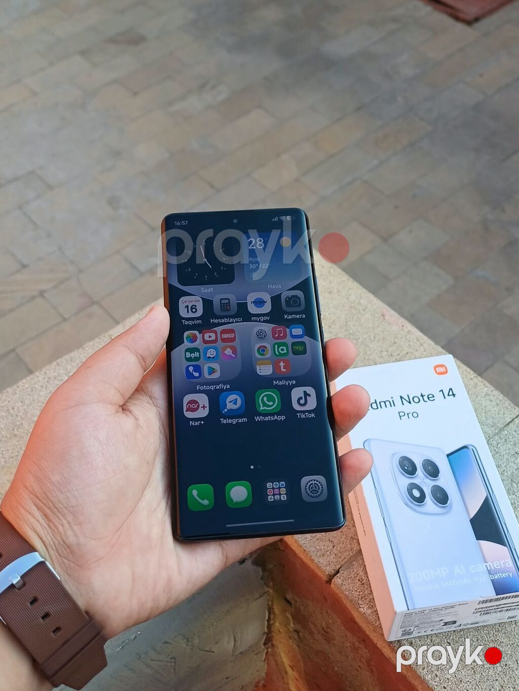 Redmi Note 14 Pro, 256 GB, rəng - Qara, Zəmanət, Barmaq izi, Simsiz şarj — Xiaomi, Bakı (4)