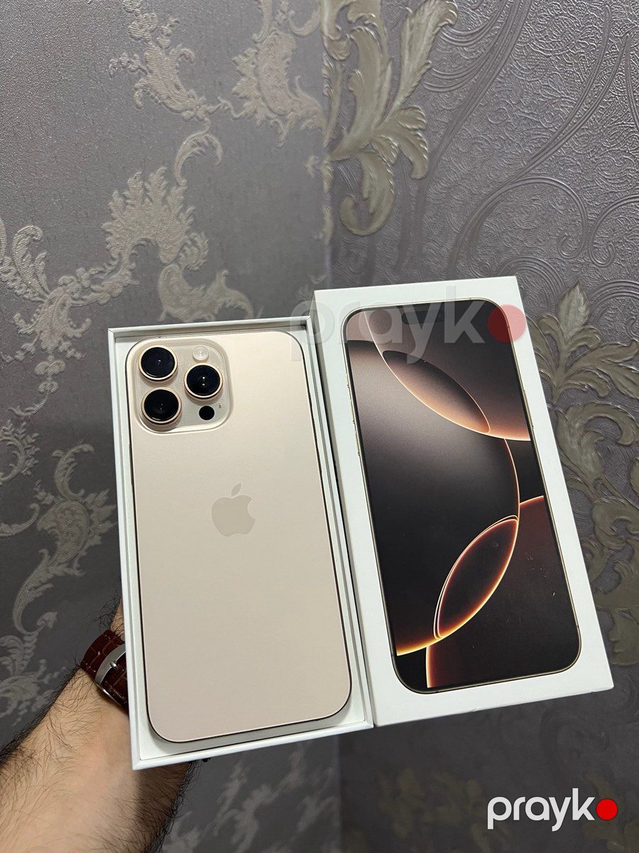 Apple iPhone 16 Pro Max Desert Titanium 256GB/8GB — Smartfonlar, Bakı (7)