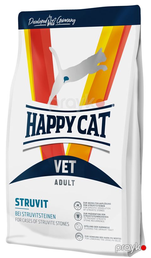 Quru yem Happy Cat VET Diet Struvit pişiklər üçün, 1 kq — Bakı