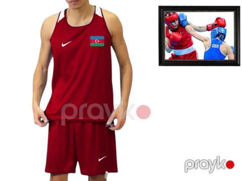 Boks geyim dəsti WS0964, qırmızı, ölçü XS — Bakı