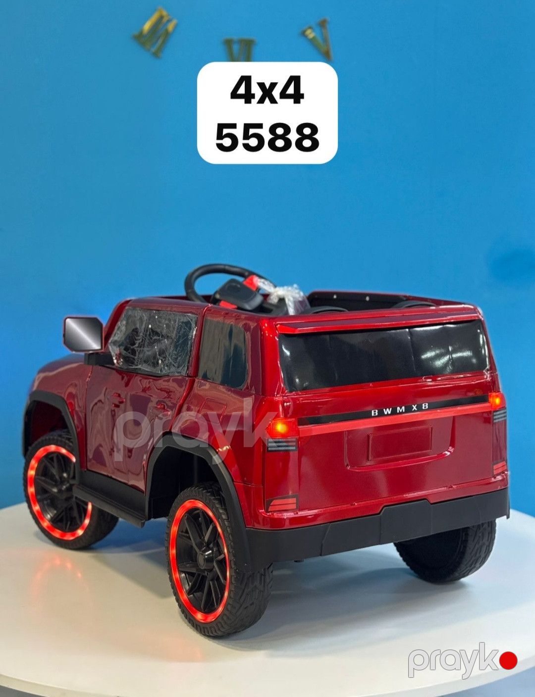 Uşaq elektrik avtomobili 5588, qırmızı, ARS — Mallar, Bakı (2)