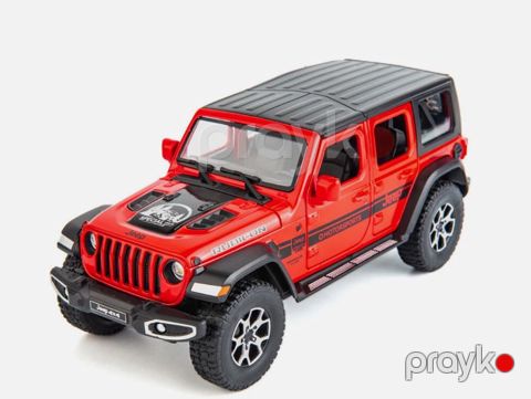 Oyuncaq maşın Jeep Wrangler 4x4, qırmızı — Bakı