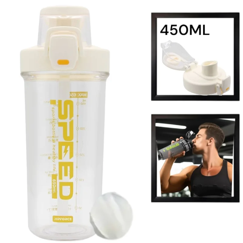 Şeyker Speed WS1308, plastik, şəffaf, 450 ml — Fitness və yoqa, Bakı (2)