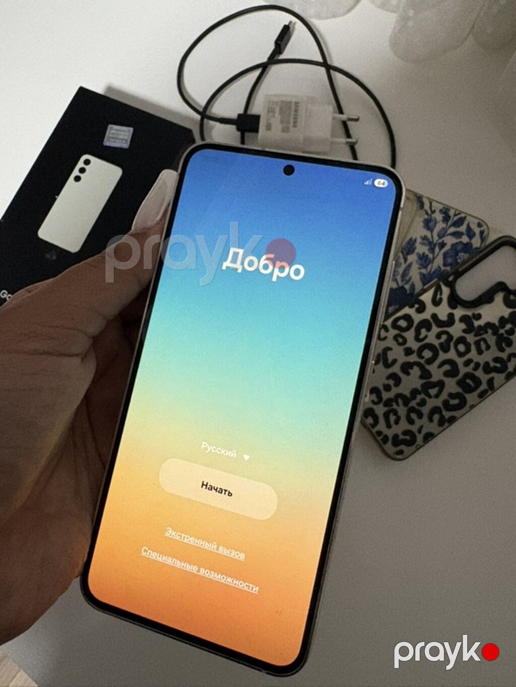 Samsung Galaxy S23, rəng - Ağ, Barmaq izi, İki sim kartlı — Samsung, Bakı (2)