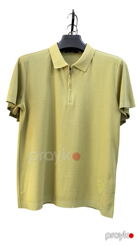 Kişilər üçün polo 2768, krem, pambıq/poliester, ölçü M — Bakı