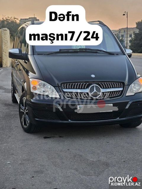 Dəfn masini xidməti meyit maşını cənazə xidmeti — Bakı