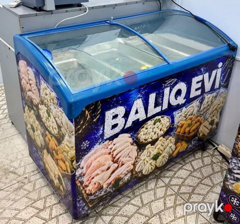 Şüşəli dondurucu — Bakı