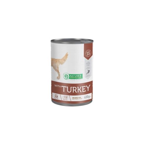 Konserv yem Nature's Protection Adult hinduşka əti ilə, 400 q — Bakı