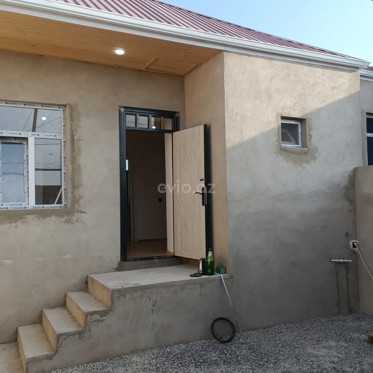 2 otaqlı həyət evi satılır Binə qəsəbəsində — Ev, villa, Bakı (8)