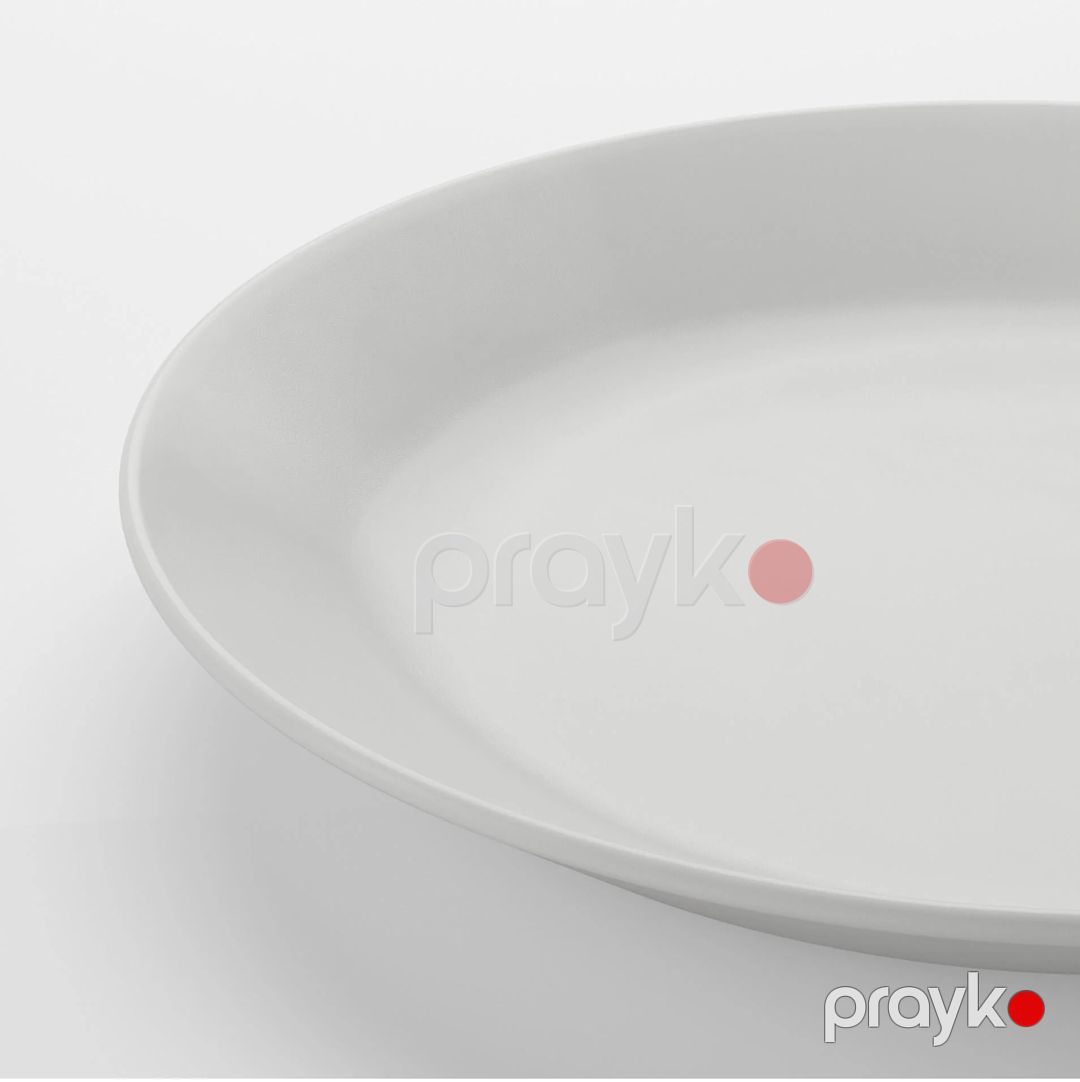 Boşqab IKEA Oftast, 25 sm, ağ — Mallar, Bakı (2)