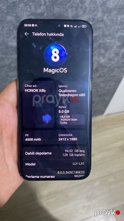 Honor X8b Midnight Black 128GB/8GB — Bakı