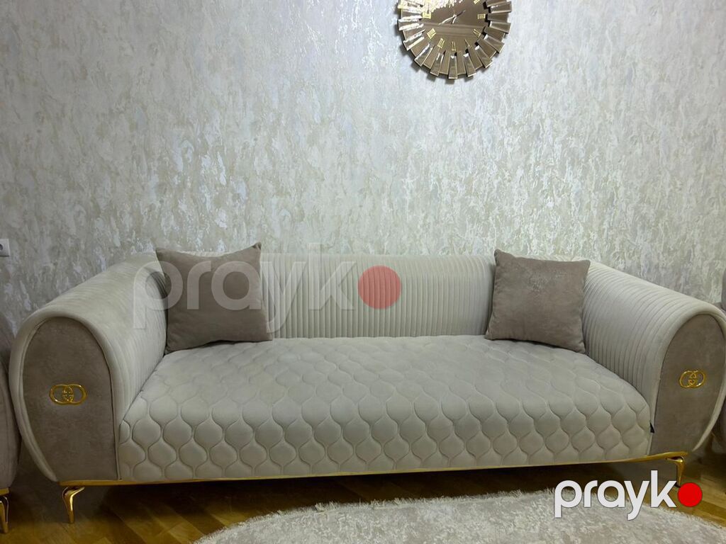 Mebel dəsti – 3 hissə: - 1 ədəd geniş divan - 2 ədəd kreslo Dizayn və — Yumşaq mobilya dəstləri, Digah (3)