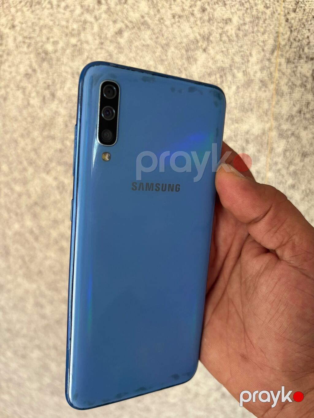 Samsung Galaxy A70, 128 GB, rəng - Göy, Face ID — Samsung, Şirvan (3)