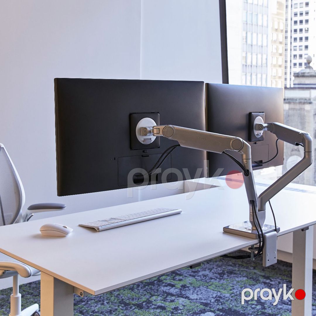 Kronşteyn Dual-Monitor DY-2 Stand — Periferik cihazlar, Bakı (2)