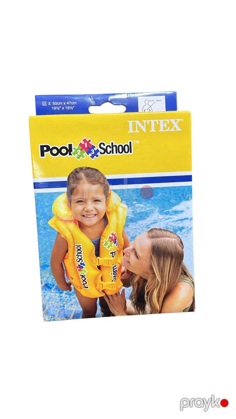 Üzgüçülük jileti Intex, sarı, 47x50 sm — Bakı