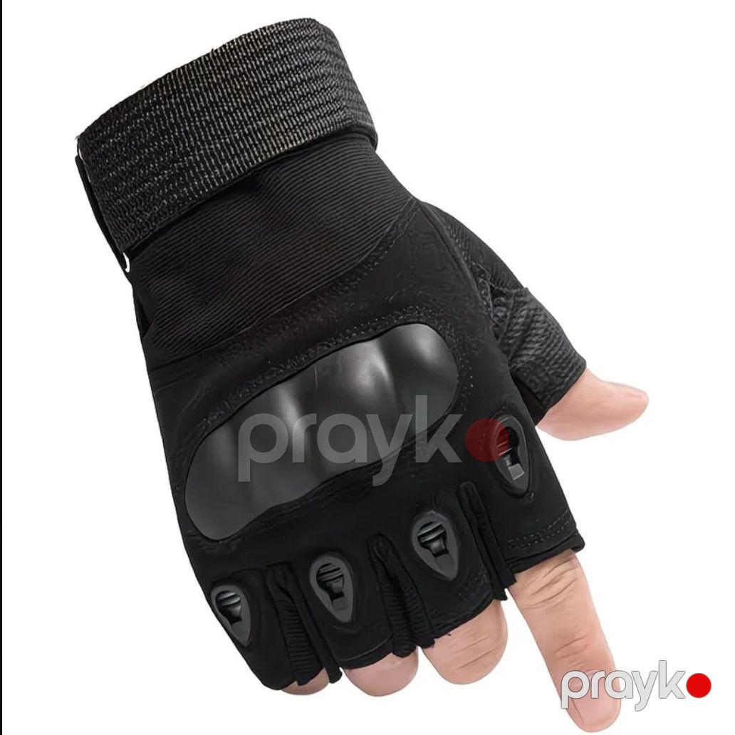 Moto əlcəklər uniseks, süni dəri, qara, ölçü One size — Mallar, Bakı (2)