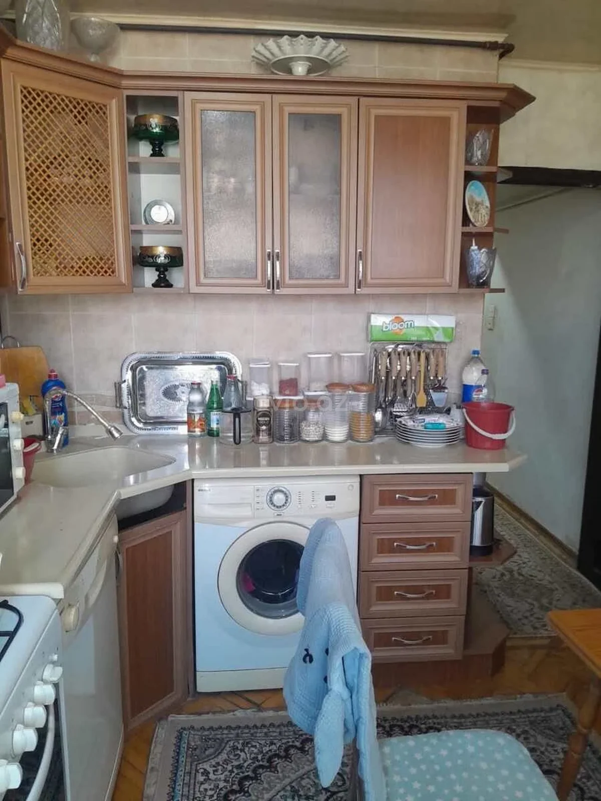 3 otaqlı orta təmirli mənzil satılır 8-ci mikrorayonda — Mənzil, Bakı (7)