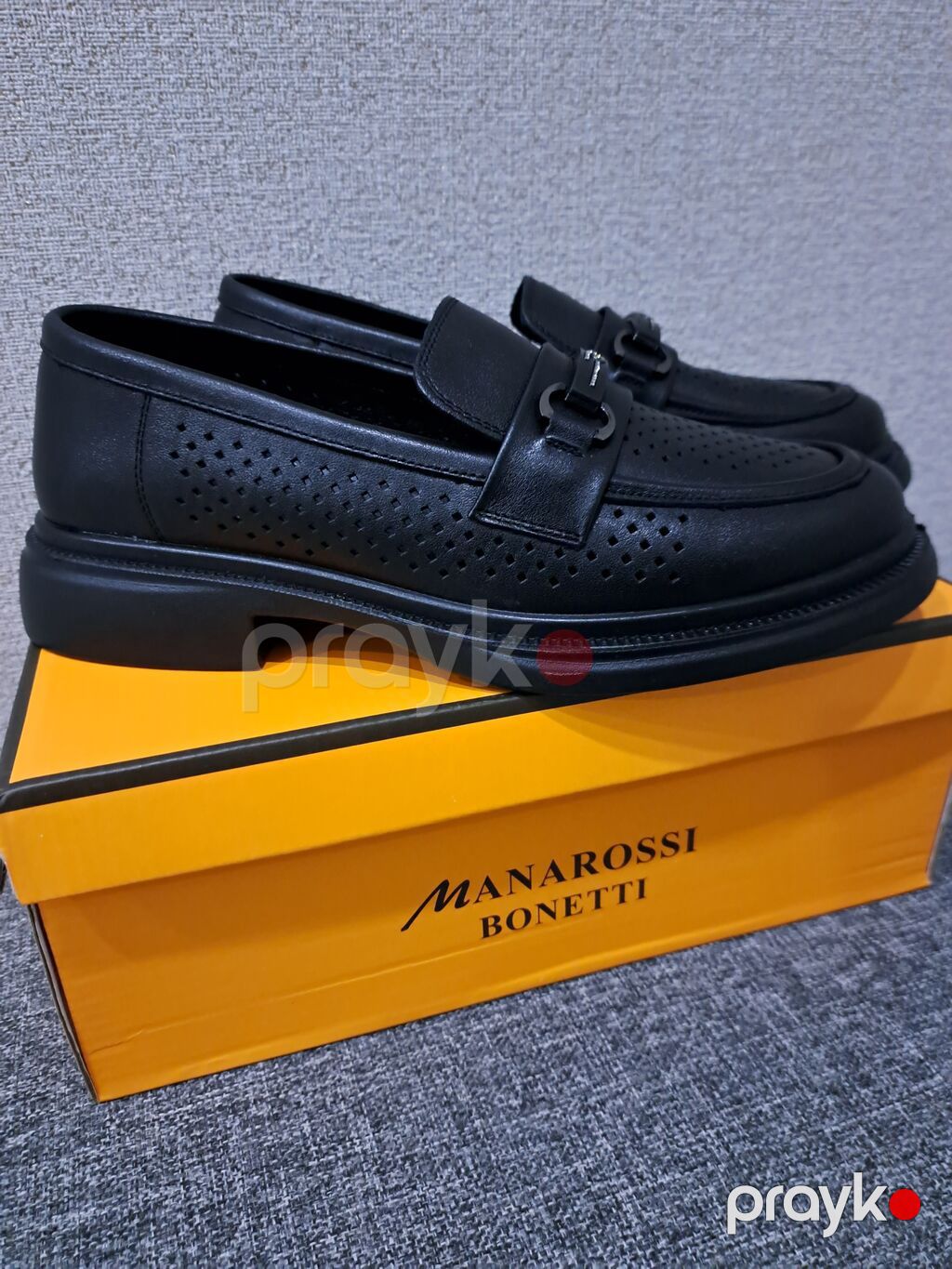 Manarossı Bonettı qadın loaferləri - Rəng: qara - Material: təbii — Ayakkabılar, Bakı (3)