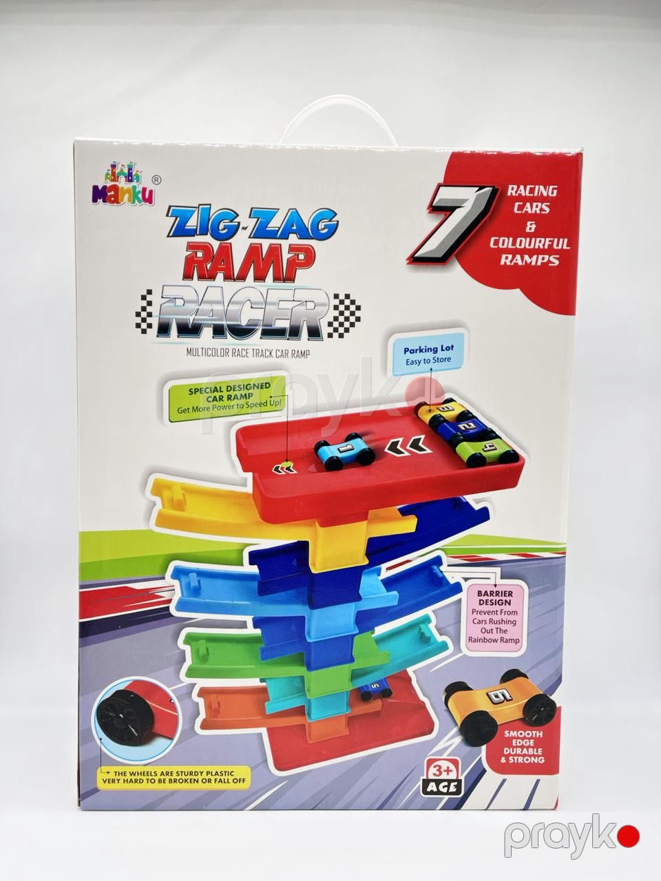 Avtotrek Manku Zig-Zag Ramp Racer, plastik, 3+ yaş — Mallar, Bakı (2)
