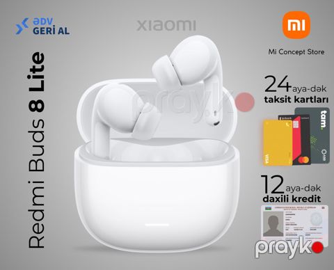 Xiaomi Redmi Buds 8 Lite White — Bakı