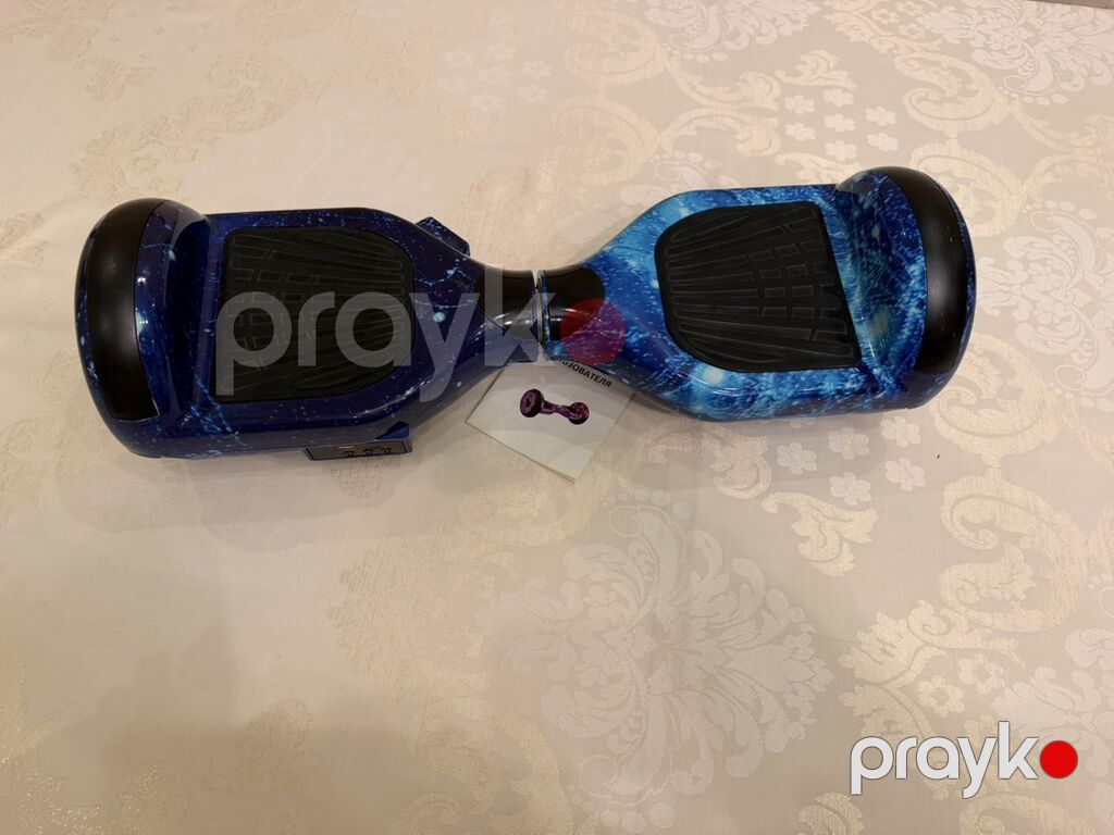 Elektrikli giroskut (hoverboard) – mavi “galaxy” dizayn - Təkər — Hiroskopler, Bakı (8)