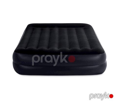 Şişmə çarpayı Intex Pillow Rest Raised Bed 64124, qara, 152х203х42 sm — Bakı