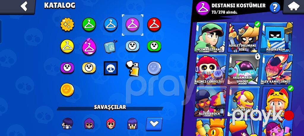 Brawl Stars oyunu üçün inkişaf etmiş oyun hesabı - Kupa sayı: 57,198 — Top oyunları, Bakı (8)