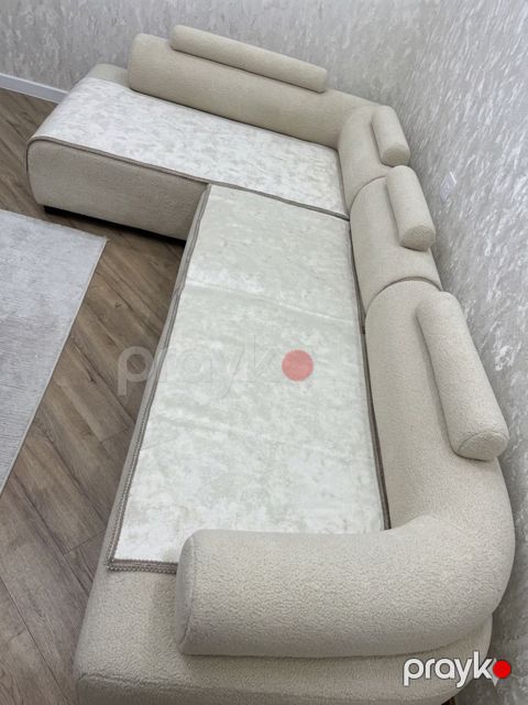 Divandek 9517, krem, nabuk, 70х200/70х280 sm — Bakı
