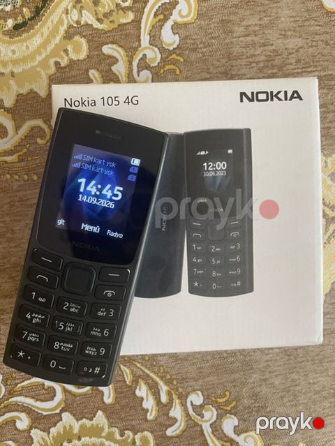 Nokia 105 4G, 2 GB, rəng - Qara, Düyməli — Masazır