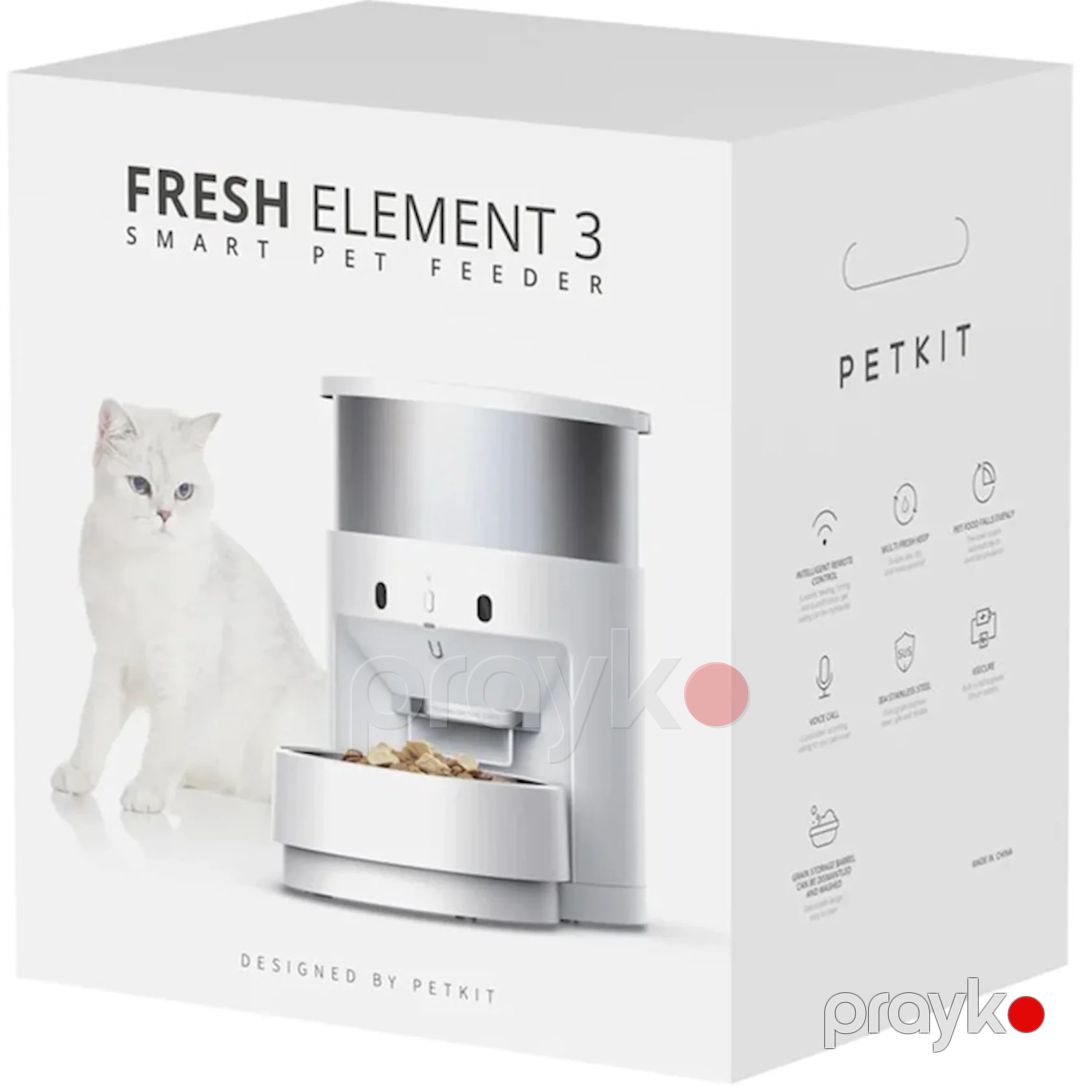 İtlər və pişiklər üçün ağıllı avtomatik yem təknəsi Petkit Fresh Element 3, 3l (6973293801514) — Mallar, Bakı (3)